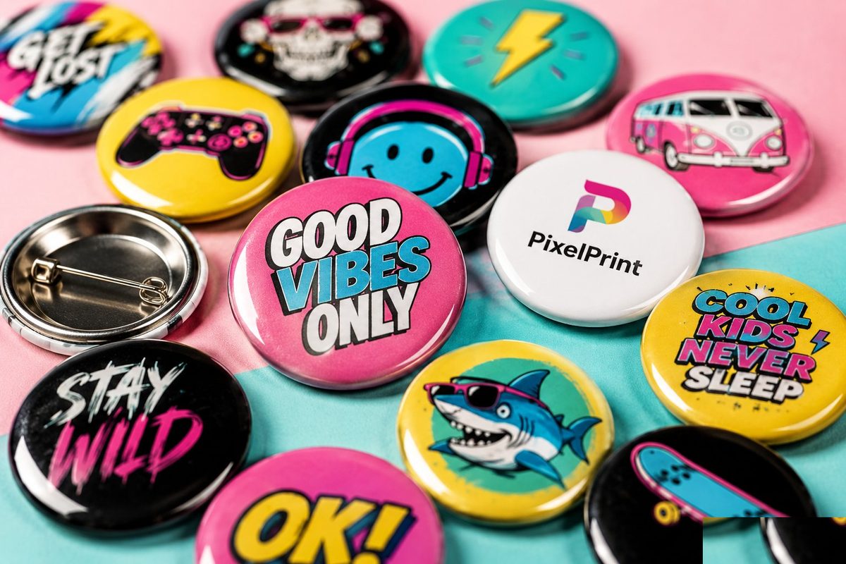 Chapitas personalizadas full color en diversos tamaños